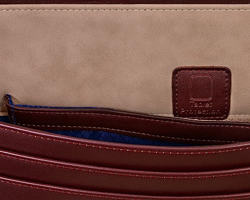 McKlein Coughlin, Leather 4.5" Expandable Laptop/Computer & Tablet Business Briefcase Attaché Bag, Men Women Laptop Briefcase, Laptop Compartment bag, Tablet Pocket bag, Business Bags, Travel Cases