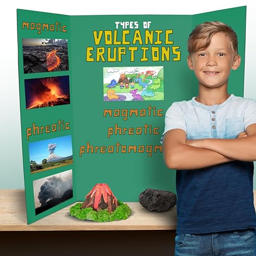 Flipside Products 36” x 48” Project Boards for Presentations, Science Fair, School Projects, Event Displays and Trifold Picture Board, Proudly Made in USA - Assorted Colors - 10 Pack