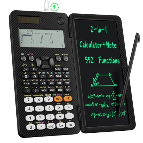 991EX Scientific Calculator 552 Functions 6-Line Display for High School