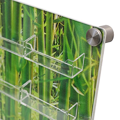 SOURCE ONE Acrylic 48 Pocket Wall Mount Business Card Holder