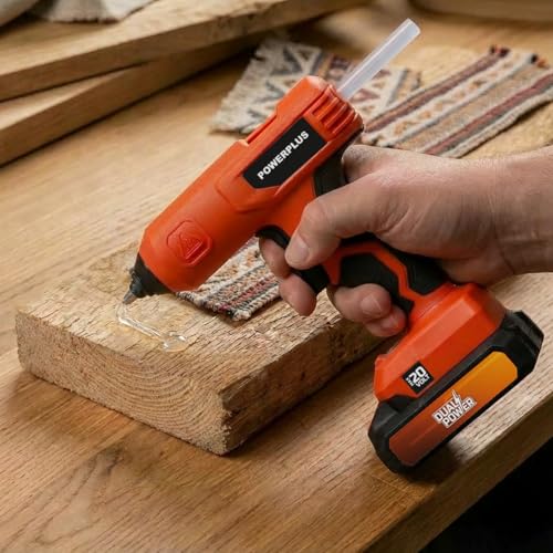 Powerplus Hot Glue Gun POWDP7052 - Hot Glue Gun 20 V - Excl. Battery and Charger - 3 Acc.