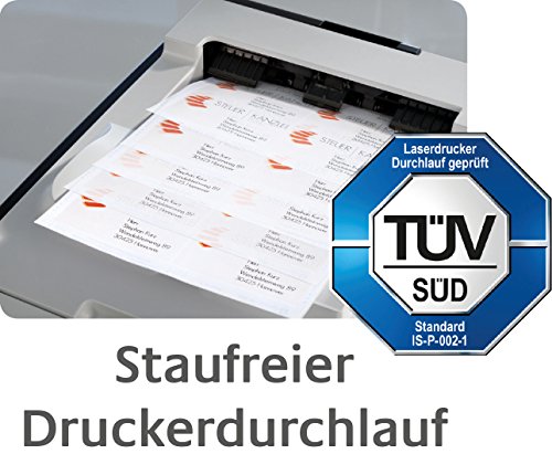 Avery Zweckform L4743REV-100 Universal Labels 100 Sheets / 200 Labels / 199.6 x 143.5 mm White