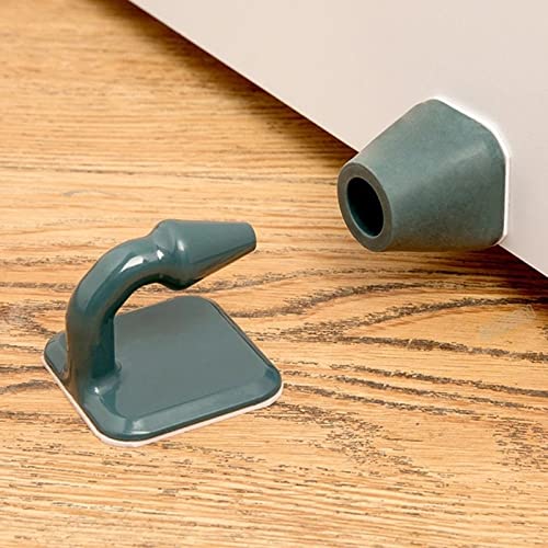 MFQJJRRMI Mute Non-Punch Door Stopper Silicone Self Adhesive Magnetic Stops Wall Absorption Plug Home Anti-Bump Holder(3Pcs D)