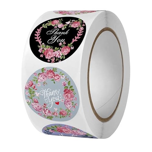 MVNOIRE Thank You Sticker Decoration Birthday Party Gift Envelope Sealing Baking