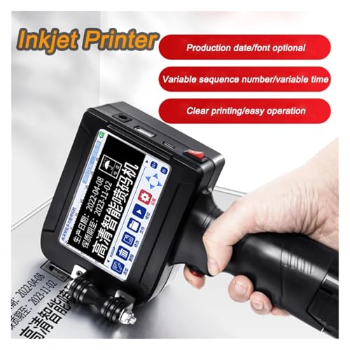 12.7mm Portable Handheld Inkjet Printer for QR Barcode Date Coding