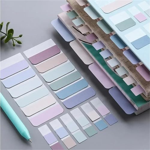 Multicolor Repositionable Index Tabs, Writable Markers for Book
