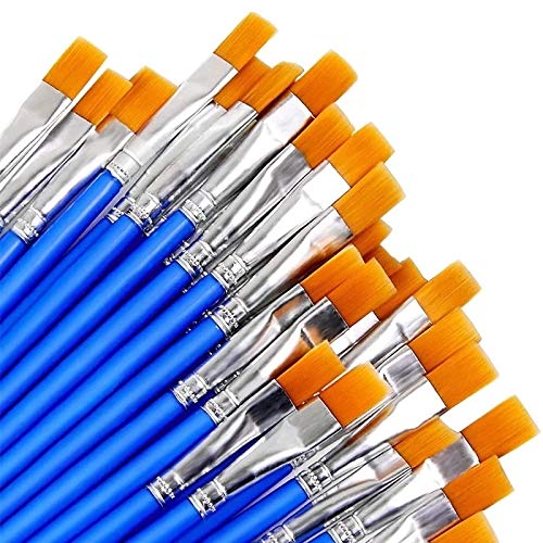 UOHLCX HBJWOV 12 pcs Nylon Hair Detail Paint Brush Children DIY Art Supplies Tool Watercolor Artist Painting Brush Art Stationery(Round)