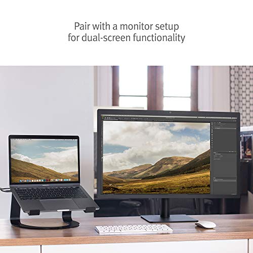 Twelve South Curve, Cooling Laptop Stand for MacBooks & Laptops,Matte Black