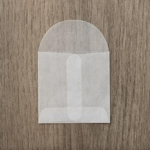LUXPaper Open End Square Envelopes | 2 3/4" x 2 3/4" | Glassine | 30lb. Text | 250 Qty
