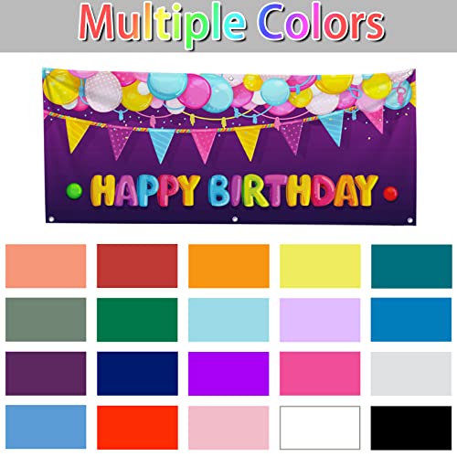 Custom Banners and Signs Customize Outdoor with Photo Text, Personalized Banner for Business Birthday Graduation Parties Indoor 8'x4'