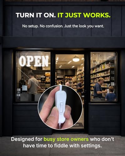 40"x14" Open Sign, Extra Bright Jumbo Led Open Signs for Business with High Visibility and Longlife Working Business Sign for Stores Bar Hotel Retail Shops Window Salon Office