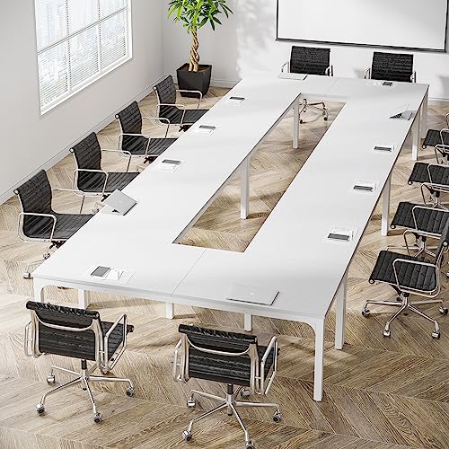 LITTLE TREE Large Rectangle Conference Meeting Seminar BusinessTable for 10-14 Person