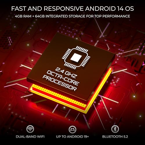 Chainway P100 Wireless Android Tablet Scanner | 2D/1D/QR Barcode Reader | Android 14 (Support to 18+) | WiFi, Bluetooth, GPS, NFC | 10,000mAh All-Day Battery | for Inventory Scanning