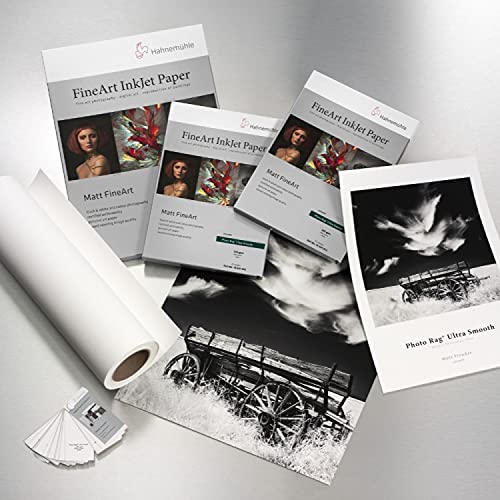 Hahnemuhle Photo Rag White Matte Inkjet Paper, 305 gsm, 17"x39' Roll