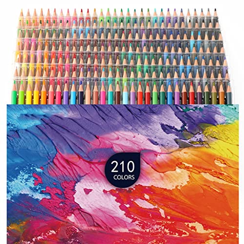 ZYQHMY 210Colors Watercolor Drawing Set Colored Pencils Artist Painting Sketching Wood Color Pencil School Art Supplies