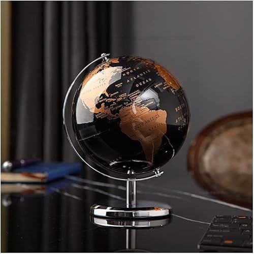JDXQBLD Practical Globe Learning Educational Globe Rotating Vintage Geographic Globes Black Sea World Globes 5.5 Inch for Explore The World's Beautifully Decor，5.5in Medium a