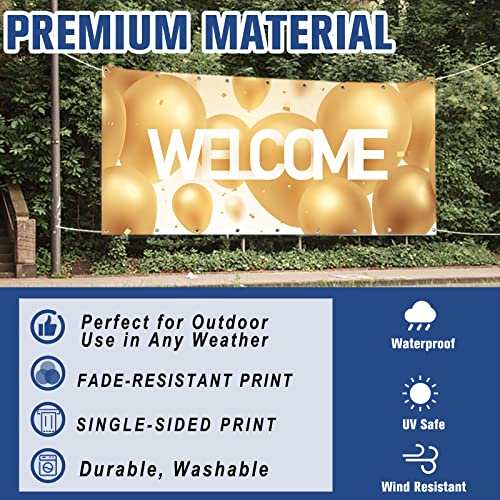 Custom Vinyl Banners and Signs Customize Outdoor with Photo Text, Personalized Banner for Business Birthday Graduation Parties Indoor 5'X10'