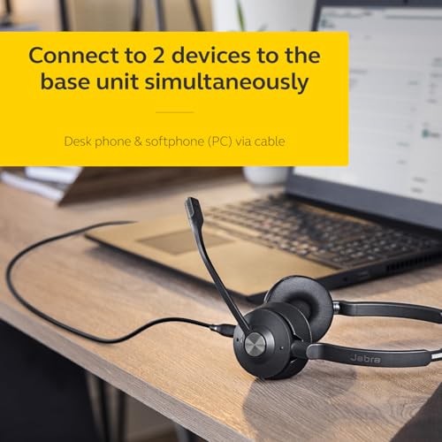 Jabra Engage 65 SE (Second Edition) Wireless Dual-Ear Headset, Black
