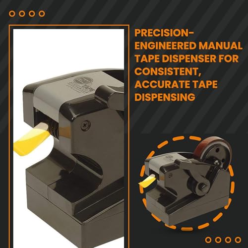 Start International- W - ZCM0300 - Manual Tape Dispenser - Industrial Packing Tape Gun with Adjustable Cut Length - Heavy Duty Packaging Tape Cutter - 1 Inch Desk Dispensers