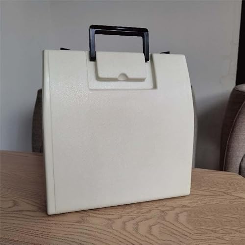 Retro Old-Fashioned Manual Typewriter,Typewriters for Writers,Retro Typewriter for Home/Office/Study Room Desk,Portable and Easy to Use 30 * 30 * 12cm(White)