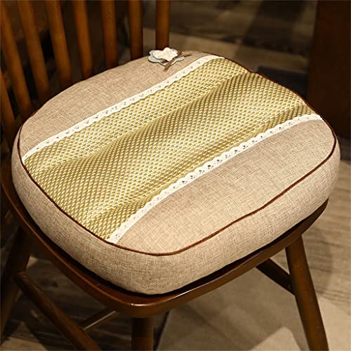 UOHLCX Mat Seat Cushion Waist Back Office Chair Learning Car Increase Thickening Pad High Female(E)