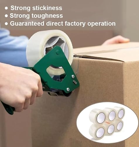 supplyhut 36 Rolls Shipping Packaging Box Packing Sealing Tape 2 mil 3" x 110 Yard 330FT