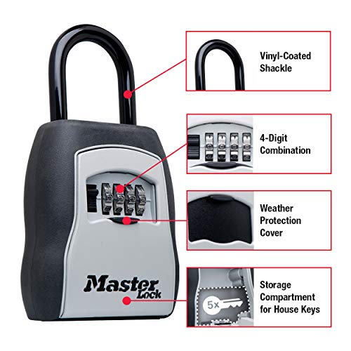 Master Lock Portable Key Lock Box, Combination Lock Box 2-Pack 5400EC2