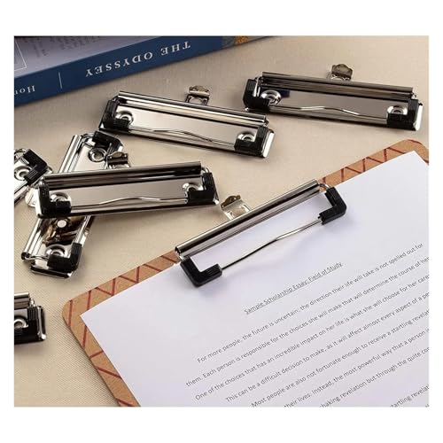 15 PCS Clipboard Clip Mountable Hardboard Clips Clipboard Low Profile Clip