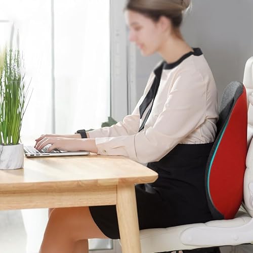 QVEZPRYX Polyester Seat Cushion the Waist Support Office Chairs for Long Periods of Sitting