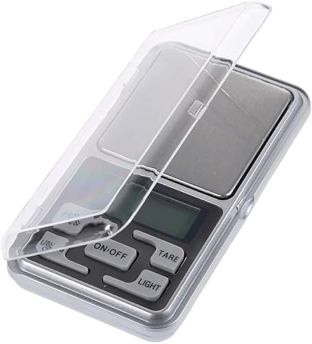 USZWBY Mini Electronic Scales 0.01G/0.1G Pocket Digital Scale for Gold Sterling Silver Jewelry Balance Gram Weight Scale for School Travel (200G/0.01G)