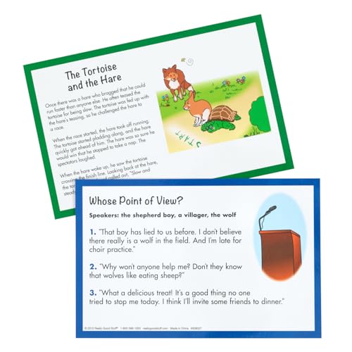 Really Good Stuff Tell a Tale: Point of View Literacy Center, 1 Kit