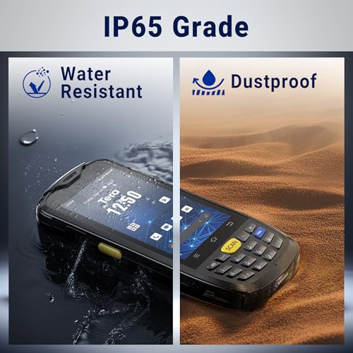 Tera Android 10 Barcode Scanner PDA: SE4710 Engine, Charging Cradle, P160GC
