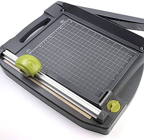 KouRy Paper Trimmer Multifunctional Manual Paper Cutter A4 Guillotine Cutter Paper Cutter Business Card Card Photo Cutter (Grey)