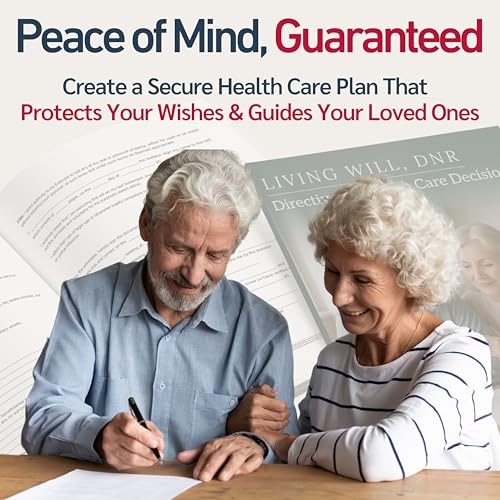 2 Pack Living Will, DNR & Advance Directive Kit - Attorney-Prepared, Medical Power of Attorney Forms with Step-by-Step Guide & Sample Completed Form, 50-State Compatible - for Singles & Families
