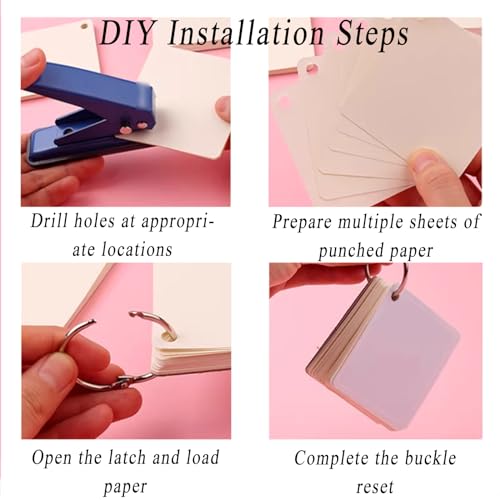 Key ring, 100pcs Binder Book Rings, Metal Loose Leaf Inner Diameter 20mm/25mm Binding for DIY School Office Memo