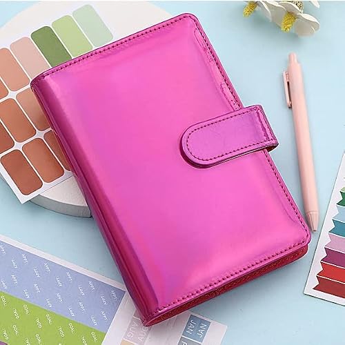 A6 Loose-Leaf eather DIY Binder Notebook Cover Diary Agenda Planner Paper Zipper Money Saving Envelope