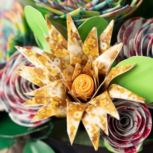 Simply Genius Decorative Patterned Duct Tape - Vision Board Supplies & Scrapbooking - Colored Masking Tape & Arts & Crafts Supplies - 1.88 in x 10 yd, 12 Pack