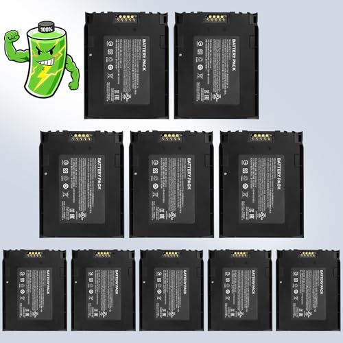 WRUMI 10 Pack for Zebra TC57 TC51 TC52 TC56 Battery Replacement BT-000314A