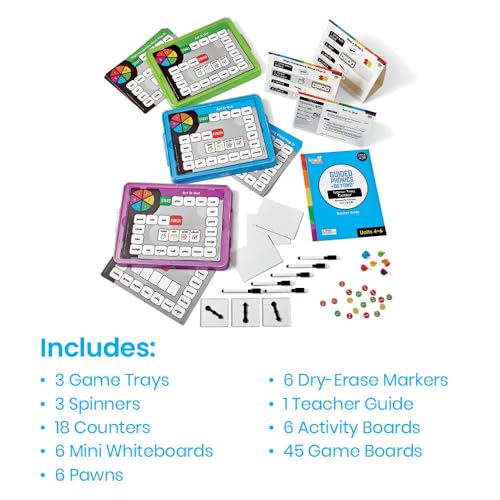 hand2mind Guided Phonics + Beyond Game Tray Center, Units 4-6