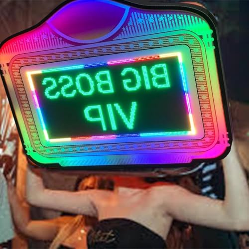 LLHBBSHYYDM LED Letter Bottle Presenter, Bottle Service Sign, Custom Nightclub LED Letter Board Bottle Presenter VIP Sign, Multiple Color Change