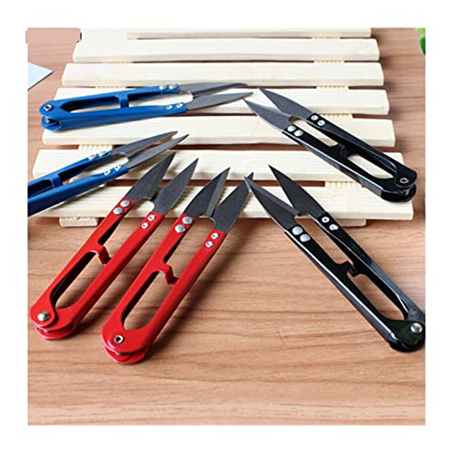 DSWMY Craft Scissors, U Shape Trim Scissors Yarn Vintage Stainless Steel Antique Craft Embroidery Sewing