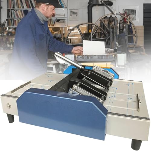 Paper Folding Machine,Electric Paper Book Stapler Creaser,A3 Brochure Stapler Folding Machine,Folder Dashed Machine Flat-Clinch Automatic Binding Machine,5reservations