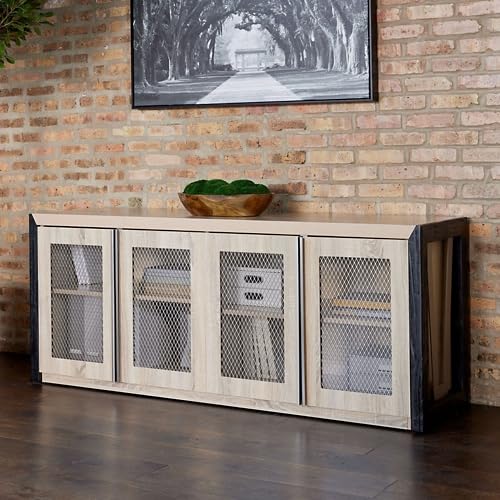 NBF Storage Credenza Office Cabinet for Workspace Organization, Walnut