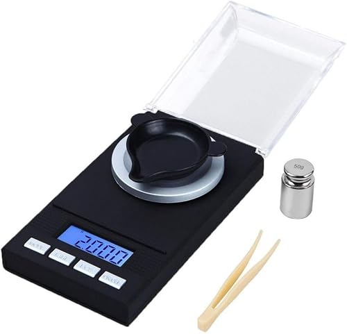 for Kitchen and Jewelry Electronic ScalePocket Jewellery ScalePrecision Jewellery ScaleDigital ScaleCarat Mini Milligram Electronic Scale (20g/0.001g)