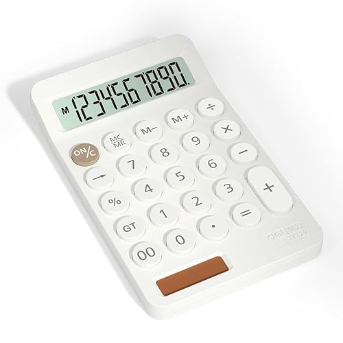 QERTYHJK Portable Calculator Student Exam Learning Office Mini Solar Power Supply