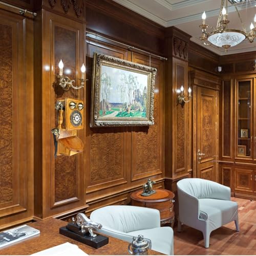DAEOIBHJR Wall Antique Phone European Style Vintage Telephone Retro Landline Phones Old Fashioned Wall Mounted Corded Telephones for Home Office Hotel Decor