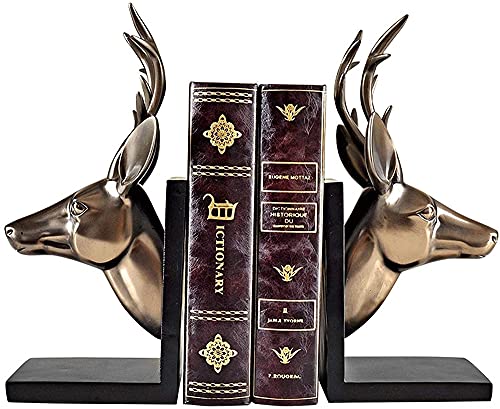 Book Ends Exquisite Bookends Book Animal Book Ends Shelf Brackets, Bookend Holder for Home Office Decorative Gifts Book Press