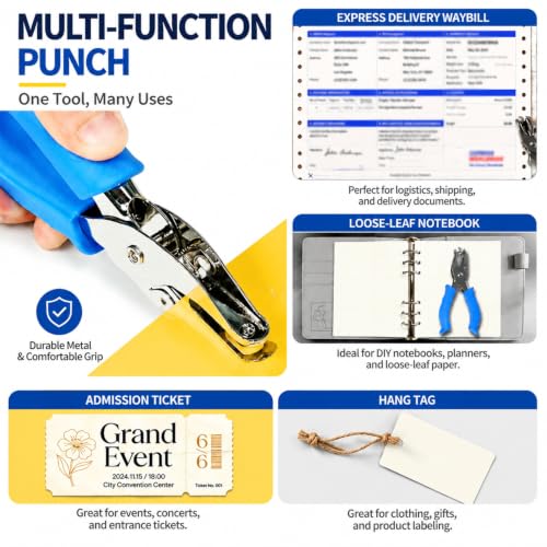 Heavy Duty Corner Rounder Punch, Manual Paper Punch Cutter and Hole Punch