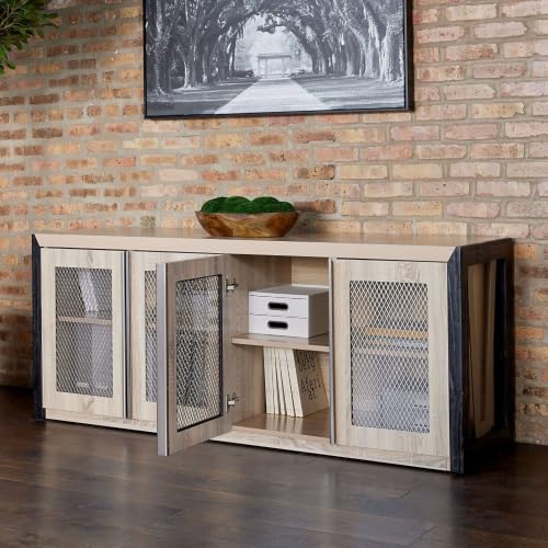 NBF Storage Credenza Office Cabinet for Workspace Organization, Gray