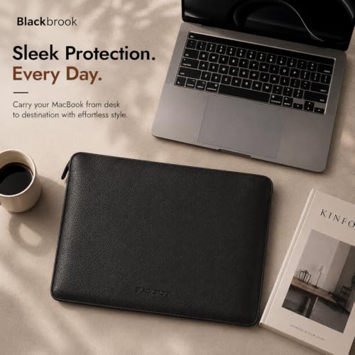 BlackBrook Tyler Leather Sleeve for MacBook Air 15 Inch & Pro 16 Inch